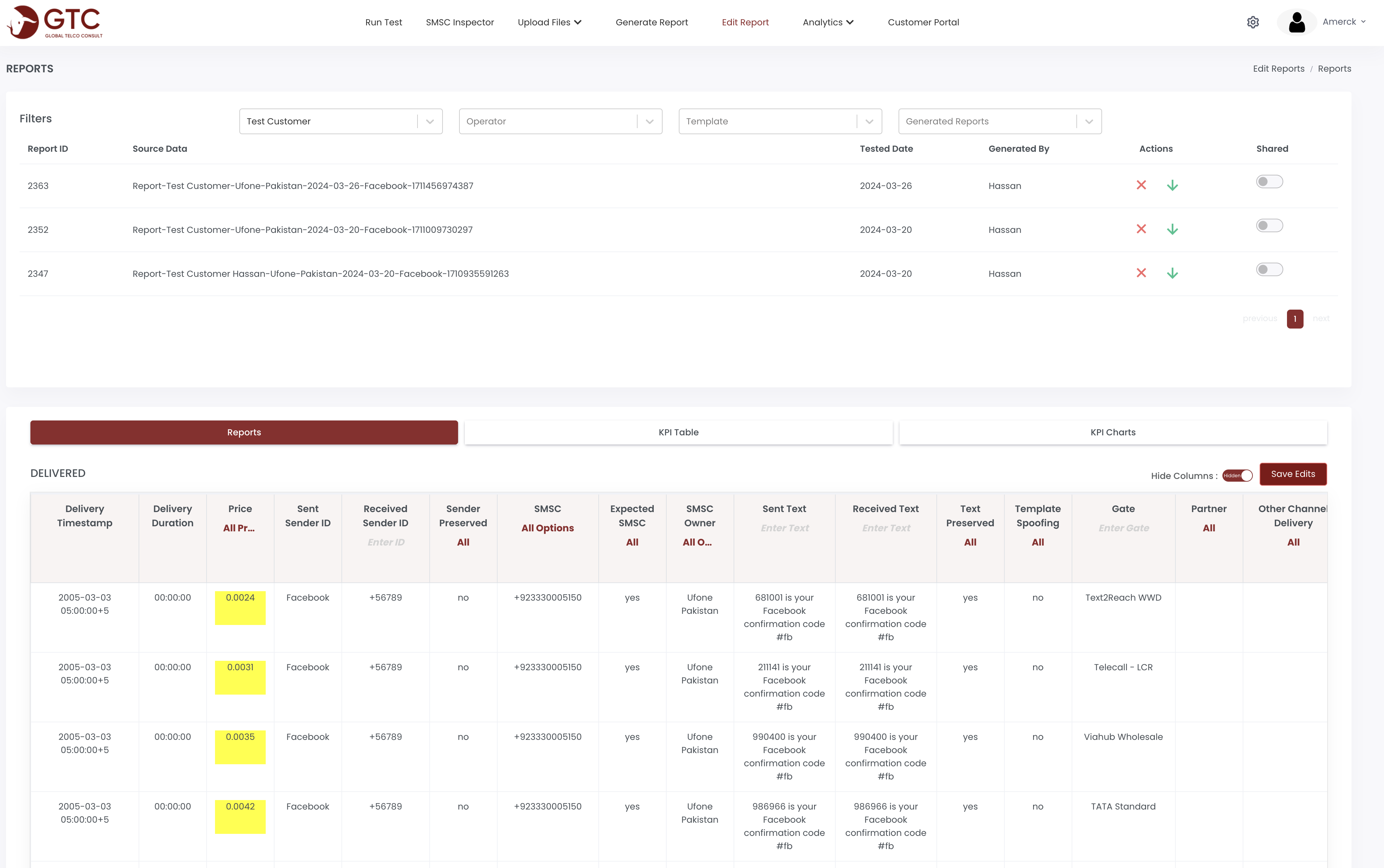 Telecom Analytics Automation - Rescued a stalled $30k project: automated KPI pipeline for A2P messaging, delivering 100% of contractual metrics